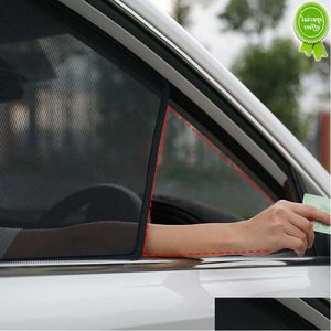 Car Sunshade New For Geely Geometry C 2021 2022Car Sun Shade Mesh Curtain Side Window Visor Sunsn Magnet Adsorption Invisible Drop Del Dhvmp