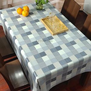 Table Cloth PVC Waterproof Tablecloth Oil-Proof Home Desktop Art Coffee Dining Protection Mat