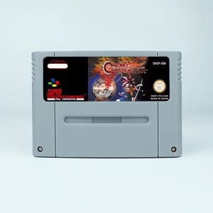 Chrono Trigger -Crimson Echoes RPGゲームカードのSNES EUR PAL USA NTSC 16ビットゲームコンソールビデオゲームカートリッジ240522