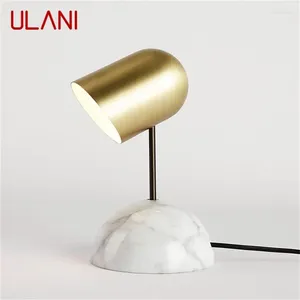 Table Lamps ULANI Modern Lamp Simple Fashion Marble Desk Light LED For Home Bedroom El Living Room Decorative