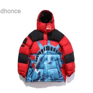 2022 Mens Down Fashion Stylist Coat Letter Printing Parka Winter Jacket Men Women Feather Overcoat Jackets Size M-xxl Red Yellow