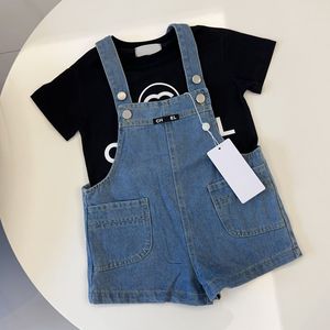 Shorts e maglietta Denim Denim per bambini - Outfit di moda per bambini eleganti - vestiti per bambini perfetti per bambini abbigliamento per bambini