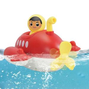 Badespielzeug Babypartyspielzeug U -Boot Windgine Wicklung Boot Kinder -Wasserspielzeug Schwimmbad Strand Spiel Kinderspielzeug D240522