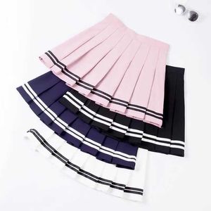 Skirts Summer 2023 Youth Fold Skiing Girl Plaid Skirt High Waist Skirts Kids Cute Uniforms Children Dance Skirt 10 12 13 14 Years Y240522