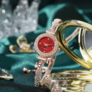 Модные женские часы с бриллиантовым инлайтом Студенческий характер
