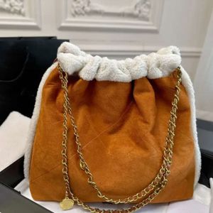 Luksurys kanały designerskie torba na ramię worka kanałowa torba crossbody torebka czarna torba na tote owczarek podwójne litery c kwadratowe paski torba łańcuchowa torebki kobiet 105