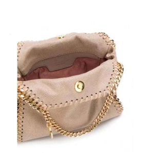 Designer Falabella Mini Tote Bag Genuine Leather Crossbody Handbag Luxury Womens Metallic Silver/Gold/Black 3-Size Shoulder Bag Fashion