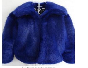 Зимние новые мужчины меховые пальто из искусственного меха jaqueta couro мужская кожаная куртка Europe America Casaco Masculino Blue Big Size S 5xl1010251