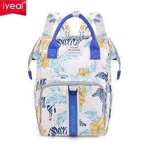 Bolsas de fraldas Moms Bolsa Moda Moda Novo Impressão Multi Funcional Mães Bola ao ar livre Trabalho de grande capacidade Mom mochila Chillpack D240522