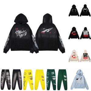 Hoodie Mens Designer Hoodies Womens Fashion Pullover Hooded Sweatshirt American Street Trend Signs Print Pattern Design Casual Sweatshirts 084 72f