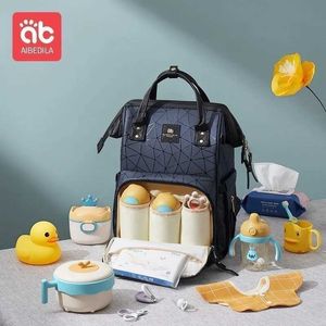 Diaper Bags Aibedila Mommy Bag waterproof USB large capacity baby backpack mom backpack mom backpack d240522