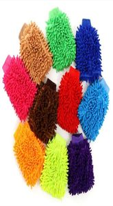 Biltvätt Glove Microfiber Chenille Cleaning Gloves Coral Fleece Anthozoan Sponge Wash Cloth Car Clean Mitt Super Mitt HouseH1328144