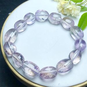 Link Bracelets Natural Freeform Ametrine Bracelet Crystal Healing Gemstone For Women Fengshui Birthday Present Lover Gift 1pcs