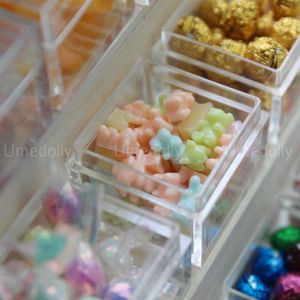 Novo 1: 6 escala miniatura boneca candy mini chocolate finge brincar com comida para BJD Doll Kitchen Toy Accessoriess