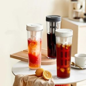 1L Manuale a freddo Brew Maker Frigorifero Frigorifero Colfaso con tè alla frutta per caffettiera portatile per filtro Moka Coffeeware Tele Autoffetti 240514 240514