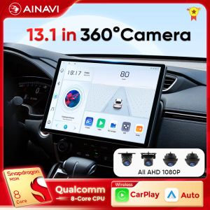CAR DVD 13,1 tum Auto Radio 3D 360 -kamera för VW Volkswagen Toyota Honda Kia Suzuki Ford CarPlay Multimedia Player Stereo Video