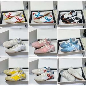 Bellet Runner Sneakers Designer Men Women Forrest Gump Sneakers Leather Canvas Silk Fact