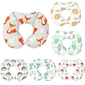 Pillows U-shaped baby pillow baby car seat head and neck protection pillow cushion baby stroller head childrens travel sleep pillow d240522