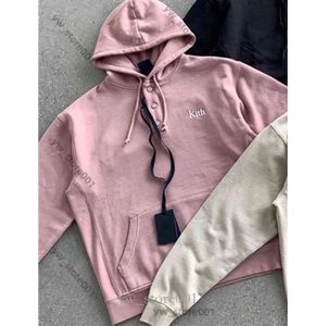 Nowy haft kith z kapturem bluzy mężczyźni mężczyźni pudełko bluzy z kapturem Wewnątrz Kith Hoodie Tag Ulubione nową listę Najlepsze 0991