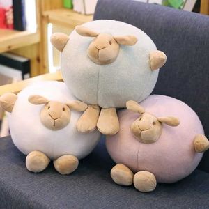 Bambole peluche 1pc Super Kawaii Fat Sheep giocattolo peluche morbido cartone animato lampada da animale bambola bambola per bambino cuscino per bambini regalo di compleanno H240521