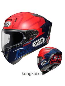 Shoei Japon Shoei için Yüksek Son Motosiklet Kaskı Tam Kask X15 Motosiklet X14 Versiyon Kırmızı Ant Marquis Anti Sis Track 1: 1 Orijinal Kalite ve Logo