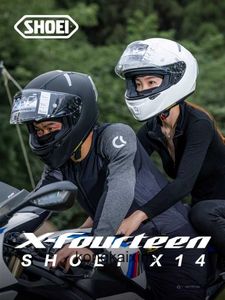 Casco di motociclisti di High -End Shoei per appassionato di auto giapponese Shoei X14 X15 Cat Helmet Motorcycle Full Marquis in esecuzione 1: 1 qualità e logo originali