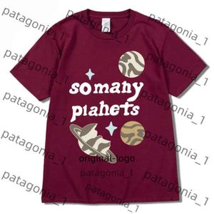 Trasig planet anime varumärke mäns t skjortor trasiga planet t shirt marknaden så många planeter t-shirt streetwear harajuku plus size sommar kort ärm lös bomullstoppar d6c4