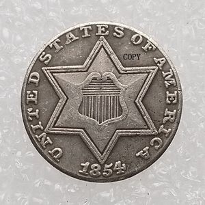 US 1854-1858 Trzy centy srebrne kopie monety promocyjne Promocja Factory