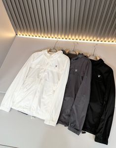 Vår- och hösten ny designerjacka av hög kvalitet Miljökomfort Material Casual Zipper Jacket Highend Brand Luxury Mens Jacket