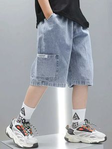 Shorts Shorts Boys light denim shorts are loose and suitable for summer WX5.22