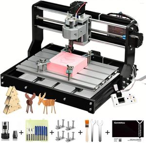 3018-Pro Router Kit GRBL Controle 3 Eixo de eixo PLÁSTICA ACRILICA PCB PVC Máquina de moagem de escultura em madeira PVC Área de trabalho XYZ