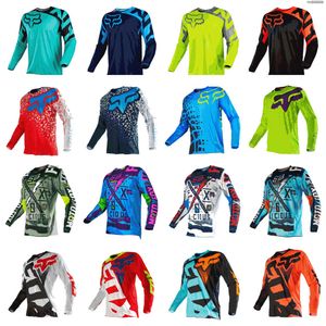 Herren-T-Shirts Outdoor T-Shirts beschleunigen Tld Langarmedycling-Anzug Rennanzug Outdoor Sportanzug Offroad Motorradteam Uniform SK7E