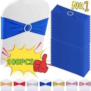 1005010pcs sedia elastica nodo nodo decorazione per matrimoni telai posteriori del mariage el sedile domestica eleganti moderni a nastro decors 240520