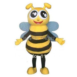 mascote Little Honey Mascot Costume Caracteto de Cartoon Bee Party Carnival Costumes Dress Dress For Children Mascot Freshes