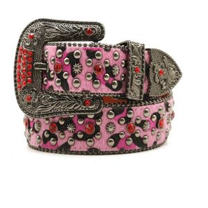 Designer BB Belt Simon Burts für Männer Frauen glänzender Diamantgürtel schwarz auf schwarz blau weiß mehrfarbig mit Bling -Strass als Geschenk 303Q