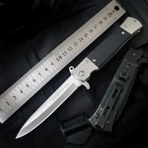 Camping Hunting Knives Outdoor self-defense folding knife used for camping survival high hardness military tactical pocket hunting and fishing Q240522