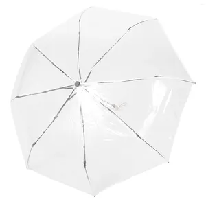 Regenschirme klarer Regenschirm für Regen Vollautomatisch zehn-Knochenklapper transparenter Taschenmini kleines Reisen