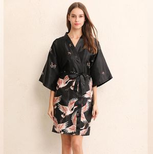 Mini Dress Sexy Silk Dresses Womens Pajamas Robe Bathrobe HomeWear 2019 New Fashioin Plus Size Dresses M L XL XXL3627561