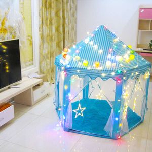 Dzieci gra w grę zabawki Ocean Ball Basen Portable składany zamek księżniczki składany namiot dzieci urodziny prezenty Bożego Narodzenia