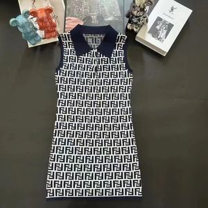 Womens Designer Dress Summer Fashion Tops Tank Dress Sticked Cotton Letter Sticked Thri-Dimensional Relief Dress Sexiga klänningar