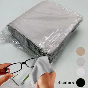 100pcs güneş gözlükleri kumaş gözlükler lens giysileri bilgisayar cep telefonu ekran temizleme mikrofiber kumaş silme gözlükler temizleyici 240523