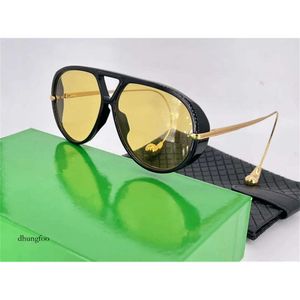 Occhiali da sole innovativi designer per uomini donne 1273 occhiali d'avanguardia in stile anti-ultravioletto acetato ovale telaio pieno telaio tono in oro occhiali casuali 3765