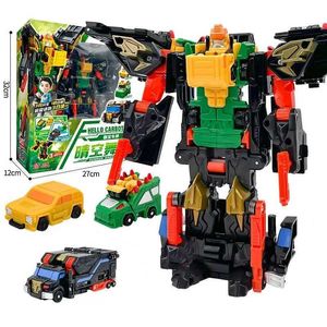 Роботы Transformation Toys Robots Новый Hello Carbot Giant Loader Transforming Robot в автомобильные фигурки Деформационная машина для детей подарок Y240523