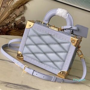 24SS Handbag Designer Spring/Summer Collection Smoked Petite Valise Handbag Women's Handbag Shoulder Bag Crossbody Bag Makeup Bag Purse 22.5CM