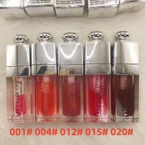 Designer D makeup lip gloss liquid lipstick 3D Hydra Charm Lip Oil 6ml 5 different color lasting moisturizing and preserving color Coloris make up lipgloss