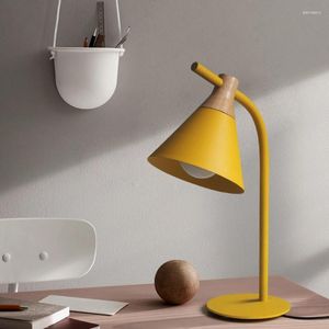 Table Lamps Nordic Macaron Study LED Lights Bedroom Children's Room Bedside Floor Lamp Modern Indoor Decorations Lighting