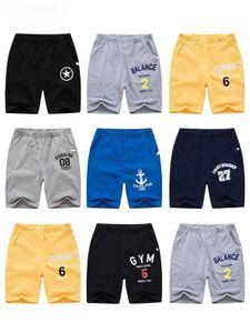 Shorts One-Pieces 2024 Childrens New Summer Cool Shorts Suitable for Boys Leisure Elastic Waist Comfortable Cotton Sports Shorts Aged 2-14 WX5.22