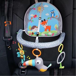 Mobiles Baby Berço pendurado chocalhos brinquedos de carro com assento de carro Soft carrinho de carrinho de bebê bonecas de carrinho de bebê para bebês nascidos 240417 entrega de gotas infantis otgxz