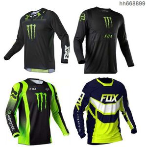 Men's T-shirts Outdoor T-shirts 2023 New Fluorescent Color Speed Lowering Cycling Sportswear Off Road Racing Suit Speed Drying and Sweatwicking European Size Nkj3