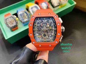 RM Watch Date Wristwatch Lristwatch Leisure Business RM11-03 R مجوفة